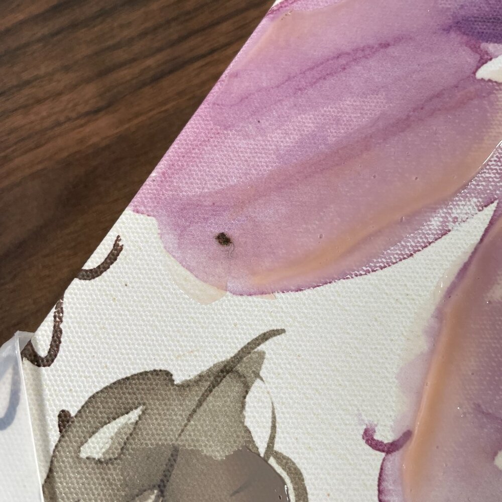 Pela Studio Beautiful Gray & Purple Blooming Flower Set 14"x14" Stretched Canvas - Picture 7 of 16